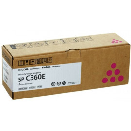 Картридж лазерный Ricoh SP C360E 408190 пурпурный (1500стр.) для Ricoh SP C360DNw/C360SNw/C360SFNw/C361SFNw