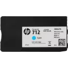 Картридж струйный HP 712 3ED67A голубой (29мл) для HP DJ Т230/630