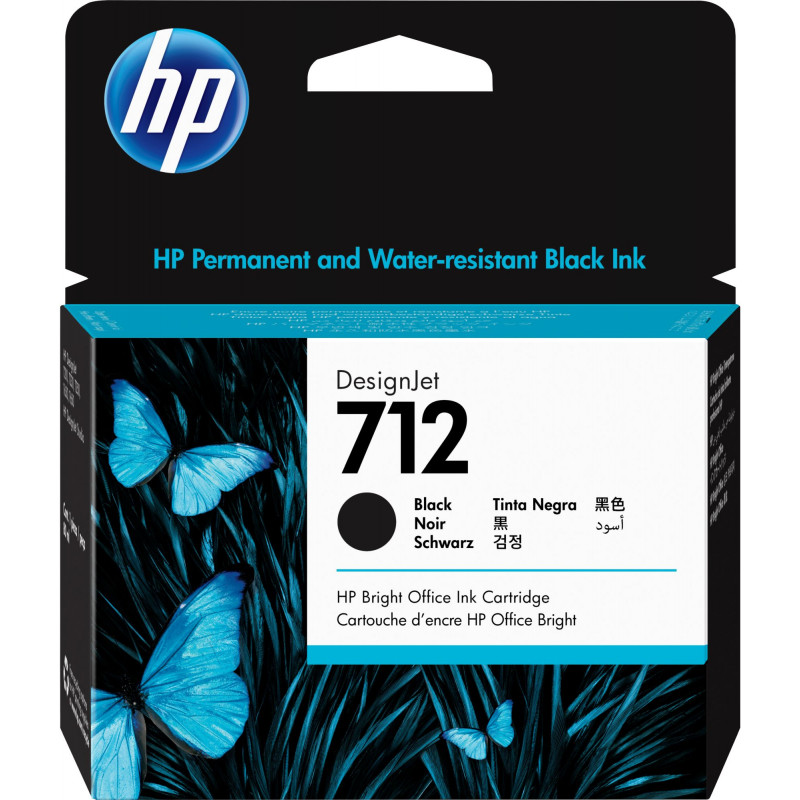 Картридж струйный HP 712 3ED71A черный (80мл) для HP DJ Т230/630