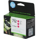 Картридж струйный HP 712 3ED78A пурпурный тройная упак. (29мл) для HP DJ Т230/630