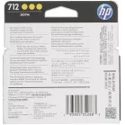 Картридж струйный HP 712 3ED79A желтый тройная упак. (29мл) для HP DJ Т230/630