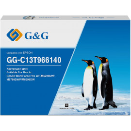Картридж струйный G&G GG-C13T966140 T9661 черный (795мл) для Epson WorkForce Pro WF-M5299DW/M5799DWF/M5298DW