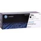 Картридж лазерный HP 136A W1360A черный бар.в компл. (1150стр.) для HP LJ M211d/MFP M236