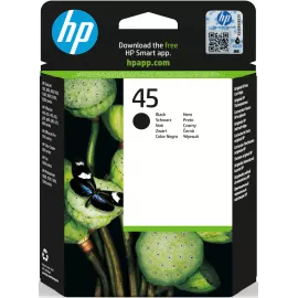 Картридж струйный HP 45 51645AE черный печ.гол.в компл. (930стр.) для HP DJ 7xxC/815C/880C/895C/9xxC/112xC/1220/6122/6127