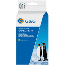 Картридж струйный G&G GG-LC3237Y желтый (18.4мл) для Brother HL-J6000DW/J6100DW