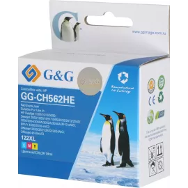 Картридж струйный G&G GG-CH562HE 122 многоцветный (18мл) для HP DJ 1050A/2050A/3000