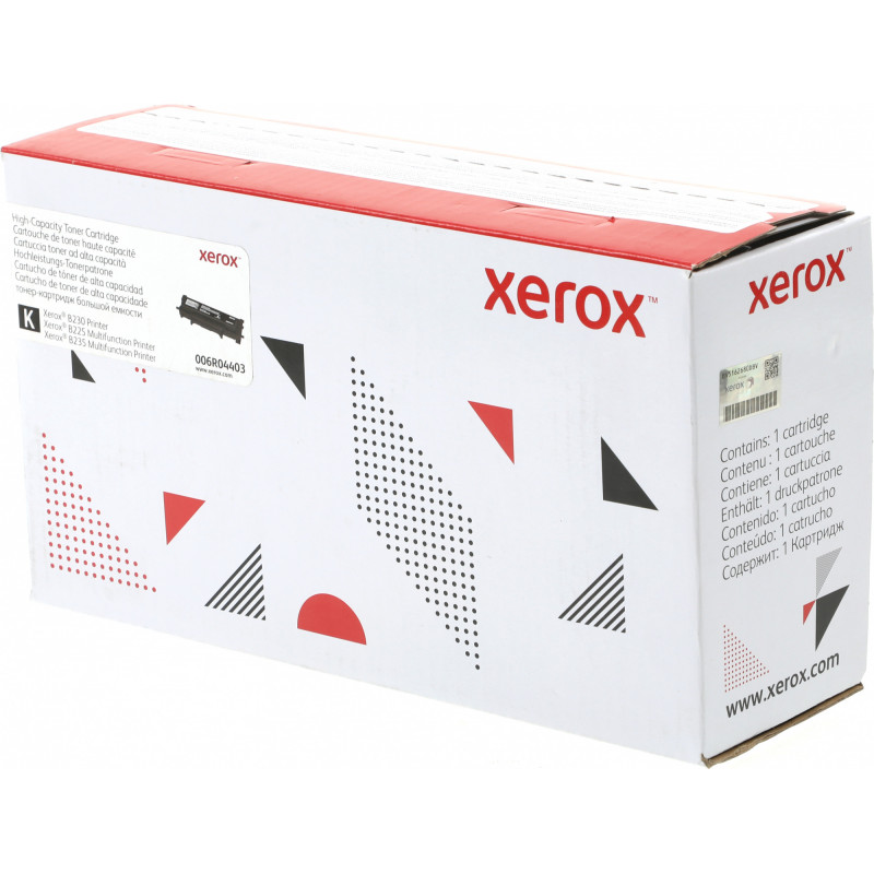 Картридж лазерный Xerox 006R04403 черный (3000стр.) для Xerox B230, B225, B235
