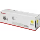 Картридж лазерный Canon 069Y 5091C002 желтый бар.в компл. (2000стр.) для Canon MF752Cdw/754Cdw, LBP673Cdw
