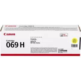 Картридж лазерный Canon 069HY 5095C002/004 желтый бар.в компл. (5500стр.) для Canon MF752Cdw/754Cdw, LBP673Cdw