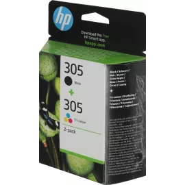 Картридж струйный HP 305 (3YM60AE+3YM61AE) 6ZD17AE черный/трехцветный печ.гол.в компл. (120стр.) (2мл) для HP DJ 2300/2700/2730/4100/4134