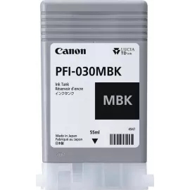 Картридж струйный Canon PFI-030MBK 3488C001АА черный матовый (55мл) для Canon imagePROGRAF TA-20, TA-30, TM-240, TM-340.