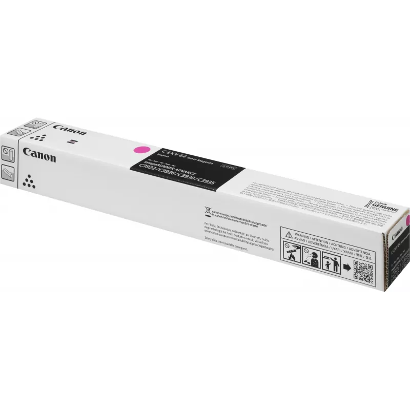 Картридж лазерный Canon C-EXV64M 5755C002 пурпурный (25500стр.) для Canon iR ADV C3922i/С3926i/С3930i/C3835