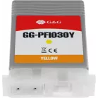Картридж струйный G&G GG-PFI030Y PFI-030Y желтый (55мл) для Canon imagePROGRAF TA-20/30