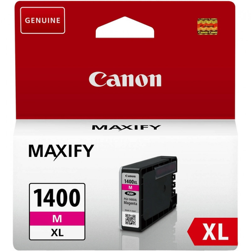 Картридж струйный Canon PGI-1400XLM 9203B001 пурпурный (1200стр.) для Canon Maxify МВ2040/2340