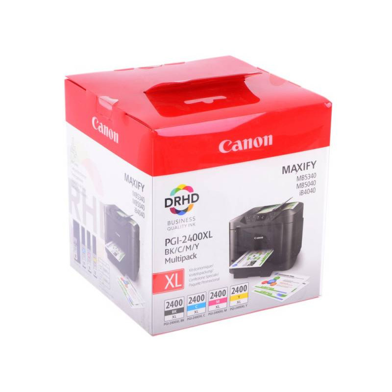 Картридж струйный Canon PGI-2400XL 9257B004 черный/голубой/пурпурный/желтый набор для Canon iB4040/МВ5040/5340