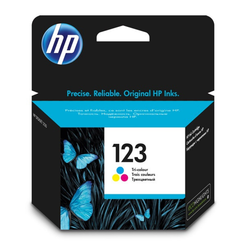 Картридж струйный HP 123 F6V16AE многоцветный (100стр.) для HP DJ 2130/2620/2630/2632