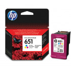 Картридж струйный HP 651 C2P11AE многоцветный (300стр.) для HP DJ IA