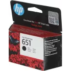 Картридж струйный HP 651 C2P10AE черный (600стр.) для HP DJ IA
