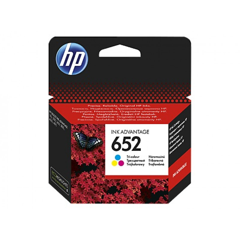 Картридж струйный HP 652 F6V24AE многоцветный (200стр.) для HP DJ IA 1115/2135/3635/4535/3835/4675