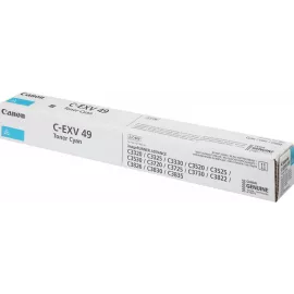 Картридж лазерный Canon C-EXV49C 8525B002 голубой для Canon iR-ADV C33xx