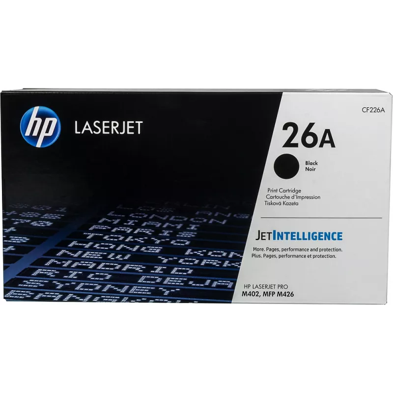 Картридж лазерный HP 26A CF226A черный бар.в компл. (3100стр.) для HP LJ Pro M402/M426