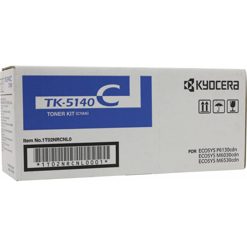 Картридж лазерный Kyocera TK-5140C 1T02NRCNL0 голубой (5000стр.) для Kyocera Ecosys M6030cdn/M6530cdn/P6130cdn
