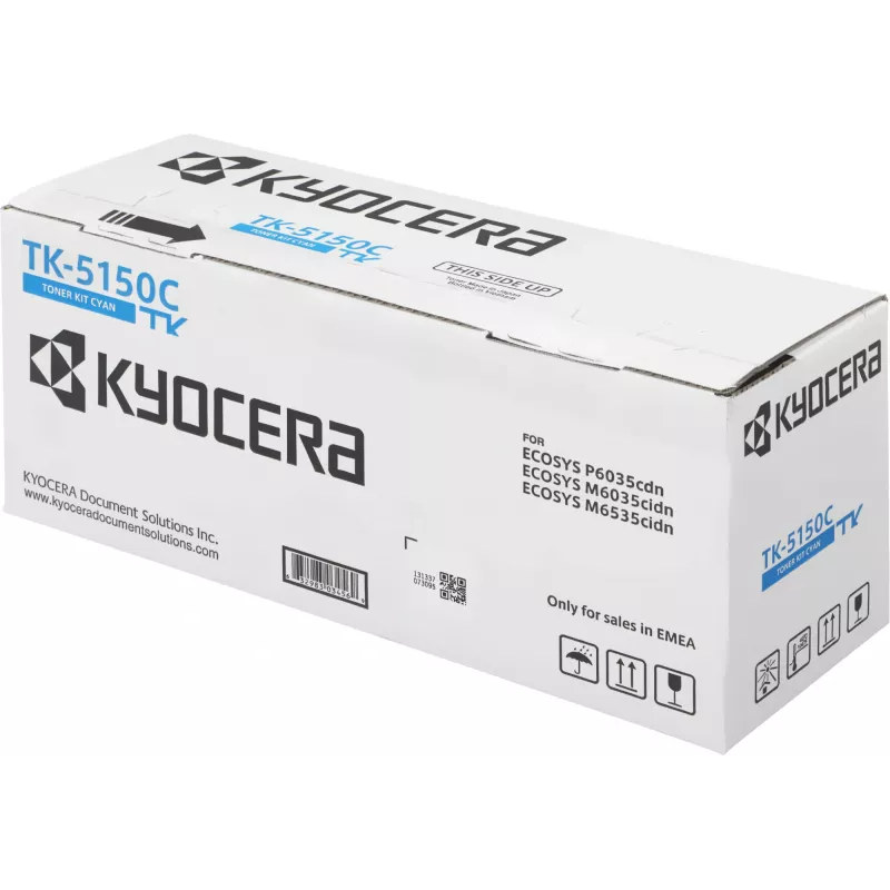 Картридж лазерный Kyocera TK-5150C 1T02NSCNL0 голубой (10000стр.) для Kyocera P6035cdn/M6035cidn/M6535cidn