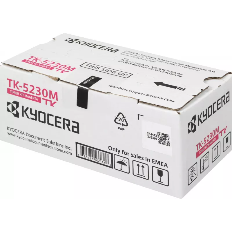 Картридж лазерный Kyocera TK-5230M 1T02R9BNL0 пурпурный (2200стр.) для Kyocera P5021cdn/cdw M5521cdn/cdw
