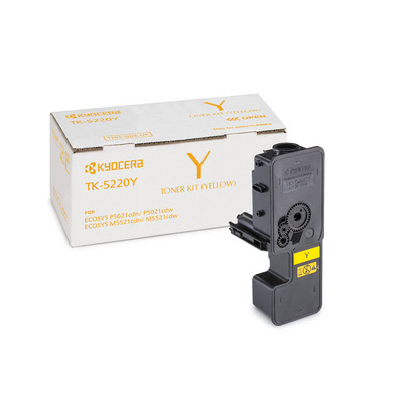 Картридж лазерный Kyocera TK-5220Y 1T02R9ANL1 желтый (1200стр.) для Kyocera M5521cdn/cdw P5021cdn/cdw
