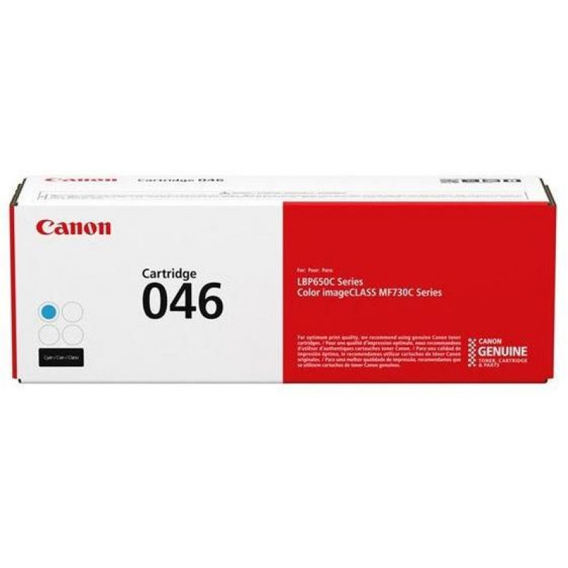 Картридж лазерный Canon 046C 1249C002 голубой (2300стр.) для Canon i-SENSYS LBP650/MF730