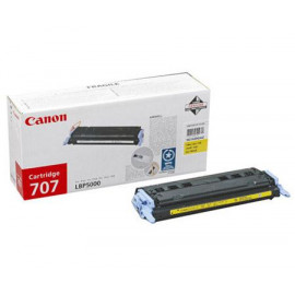 Картридж лазерный Canon 707Y 9421A004 желтый (2000стр.) для Canon LBP-5000/5100