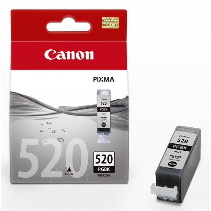 Картридж струйный Canon PGI-520BK 2932B012 черный двойная упак. (19мл) для Canon Pixma iP3600/4600/MP540/620