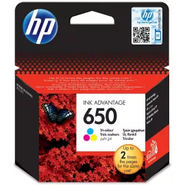 Картридж струйный HP 650 CZ102AE/AK многоцветный печ.гол.в компл. (200стр.) для HP DJ IA 2515/2516