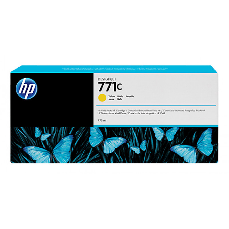 Картридж струйный HP 771C B6Y10A желтый (775мл) для HP DJ Z6200 Картридж струйный HP 771C B6Y10A желтый (775мл) для HP DJ Z6200