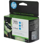 Картридж струйный HP 711 CZ134A голубой тройная упак. (29мл) для HP DJ T120/T520