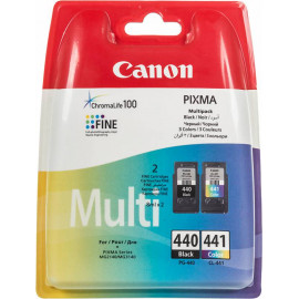 Картридж струйный Canon PG-440/CL-441 5219B005 черный/трехцветный двойная упак. (180стр.) для Canon MG2140/MG3140