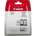 Картридж струйный Canon PG-445/CL-446 8283B004/008 многоцветный/черный набор для Canon MG2440/MG2540 Картридж струйный Canon PG-445/CL-446 8283B004/008 многоцветный/черный набор для Canon MG2440/MG2540