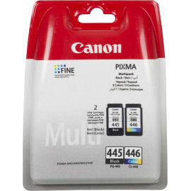 Картридж струйный Canon PG-445/CL-446 8283B004/008 многоцветный/черный набор печ.гол.в компл. для Canon MG2440/MG2540