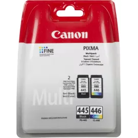 Картридж струйный Canon PG-445/CL-446 8283B004/008 многоцветный/черный набор печ.гол.в компл. для Canon MG2440/MG2540