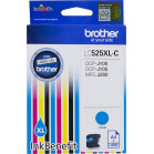 Картридж струйный Brother LC525XLC голубой (1300стр.) для Brother DCP-J100/J105/J200