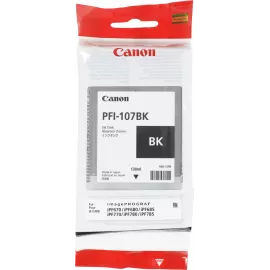Картридж струйный Canon PFI-107BK 6705B001 черный (130мл) для Canon iP F680/685/780/785