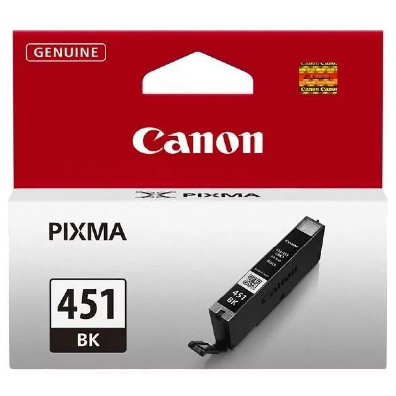 Картридж CANON CLI-451 BK чёрный, 7мл, 344 стр