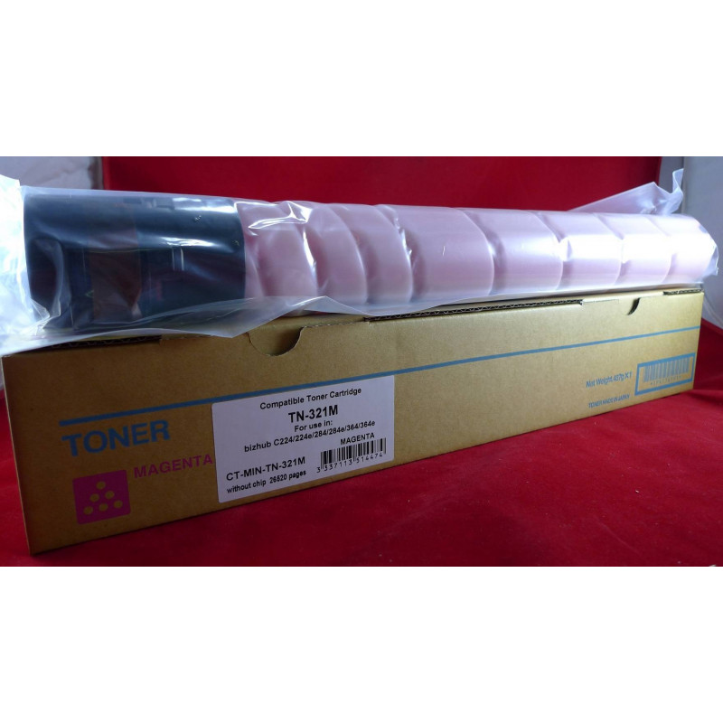 Тонер Konica-Minolta bizhub C224/224e/284/284e/364/364e TN-321M magenta 25K ELP Imaging®