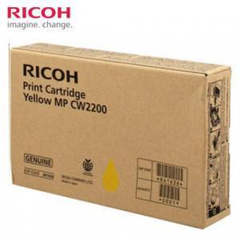 Картридж гелевый тип MP CW2200 RICOH  MP CW2200SP/CW2201SP желтый (841638) 100 мл/461 стр