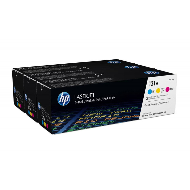 Картридж HP 131A лазерный набор 3 цвета (1800 стр)