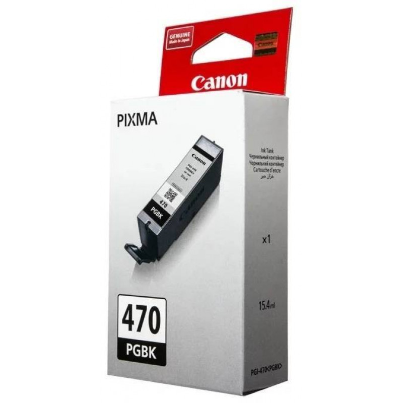Картридж CANON PGI-470 PGBK чёрный,15,4 мл, 300 страниц