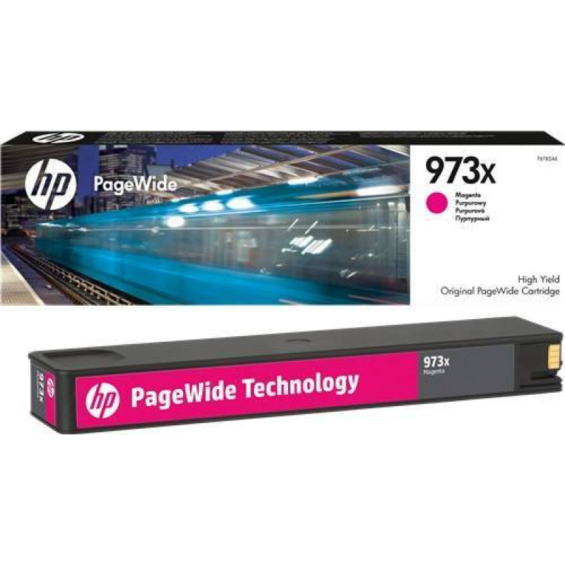 Картридж HP 973X струйный пурпурный увеличенной емкости (7000 стр)