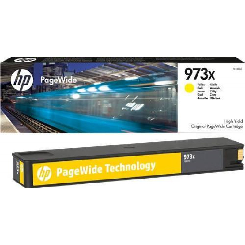 Картридж HP 973X струйный желтый увеличенной емкости (7000 стр)