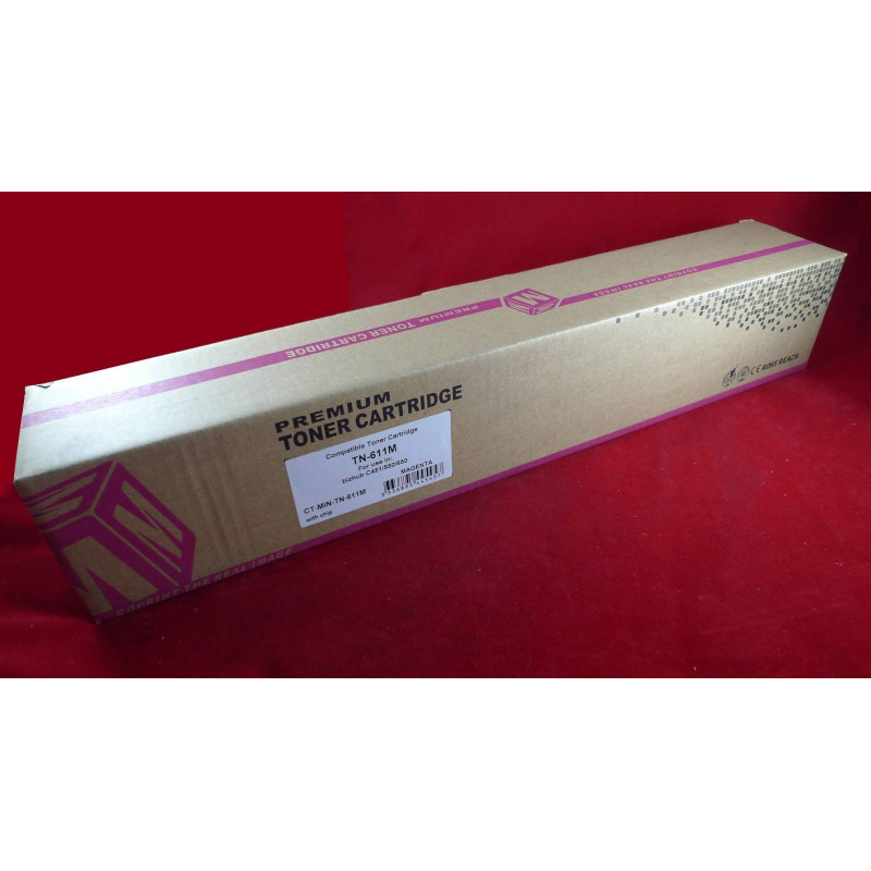 Тонер Konica-Minolta bizhub C451/C550/C650 TN-611M magenta (туба 390г) ELP Imaging®