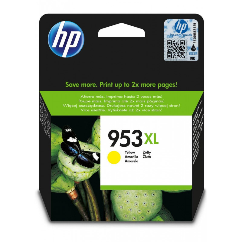 Картридж HP 953XL струйный желтый увеличенной емкости (1450 стр)